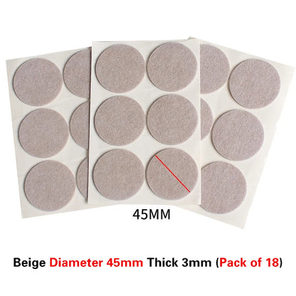 Felt Chair Leg Pads – Anti-Slip, Floor Protectors, Noise Reduction