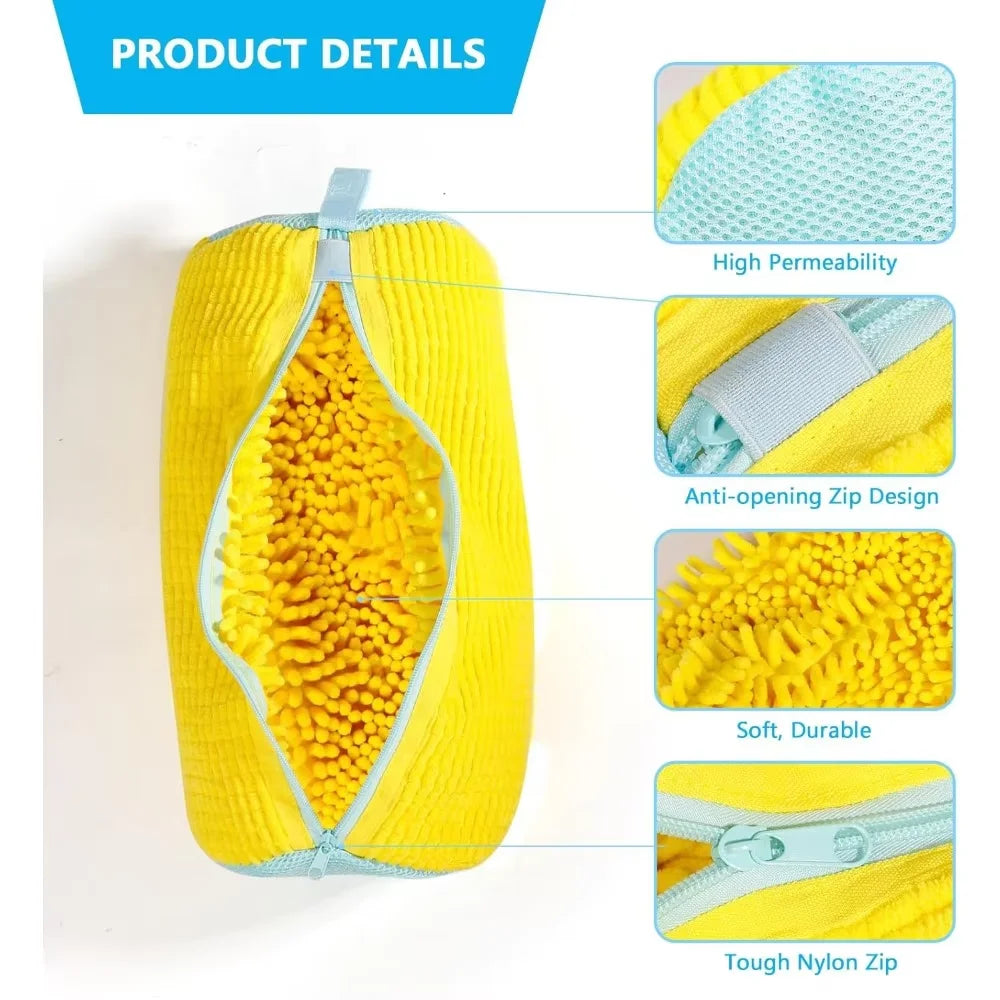 Shoe Washing Bag – Padded Mesh Laundry Protector for Machine Wash