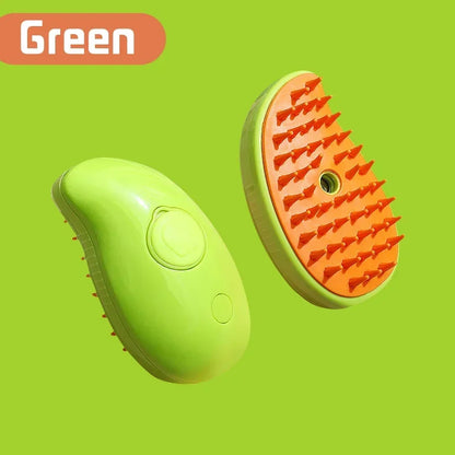 USB 3-in-1 Pet Grooming Brush – Steam, Shedding & Massage Tool
