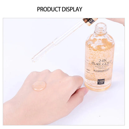 24K Gold Niacinamide Skincare Set – Serum & Eye Cream Kit