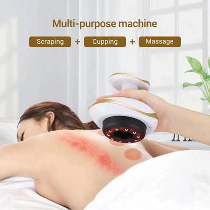 Electric Guasha Cupping Massager – Vacuum Heating Anti-Cellulite Tool