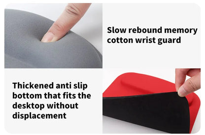 Colorful Large Wrist Mouse Pad – Thickened Non-Slip EVA Wrist Support