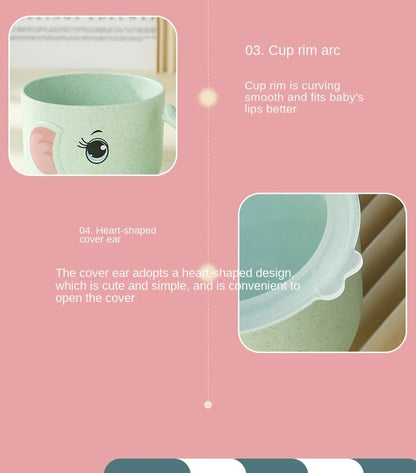 Cartmela Cartoon Elephant Baby Training Cup