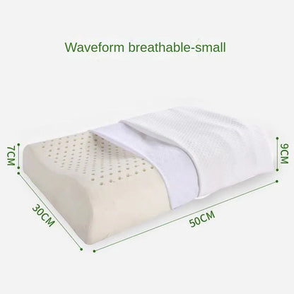 Natural Latex Orthopedic Pillow | Massage Sleep Support Cushion