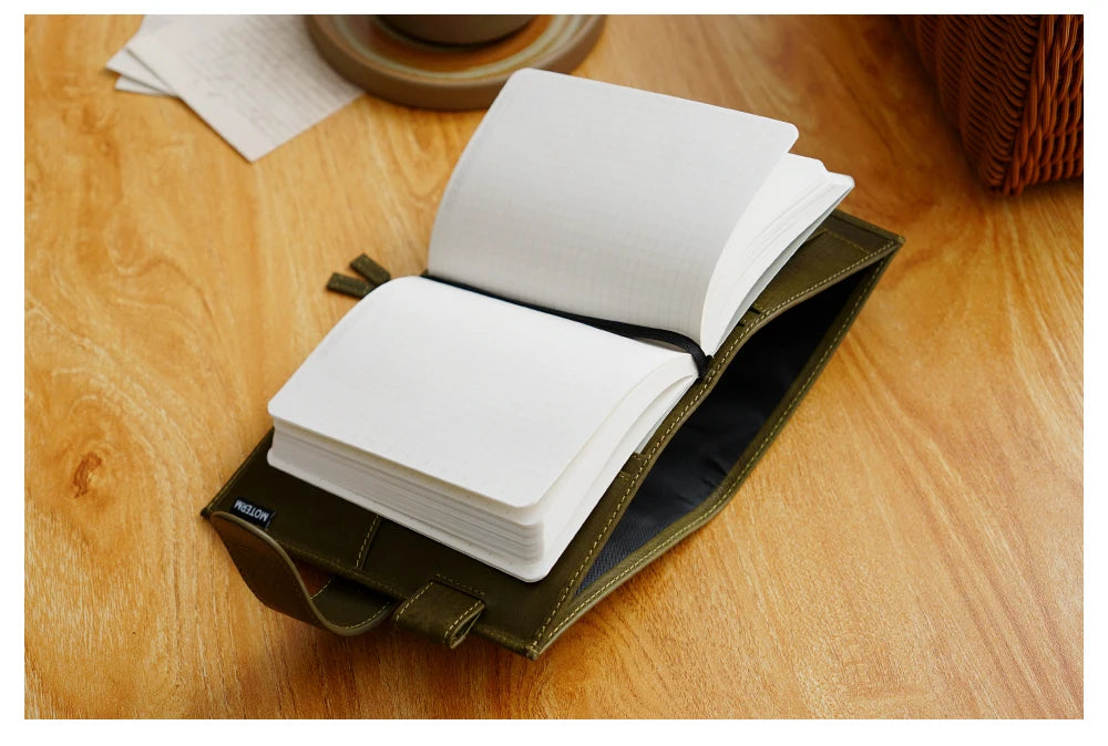 A6 Plus Leather Notebook Cover – Full Grain Vegetable Tanned