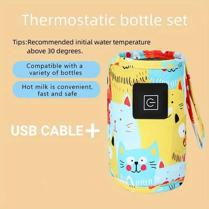 USB Bottle Warmer – Portable Milk & Water Heater Bag