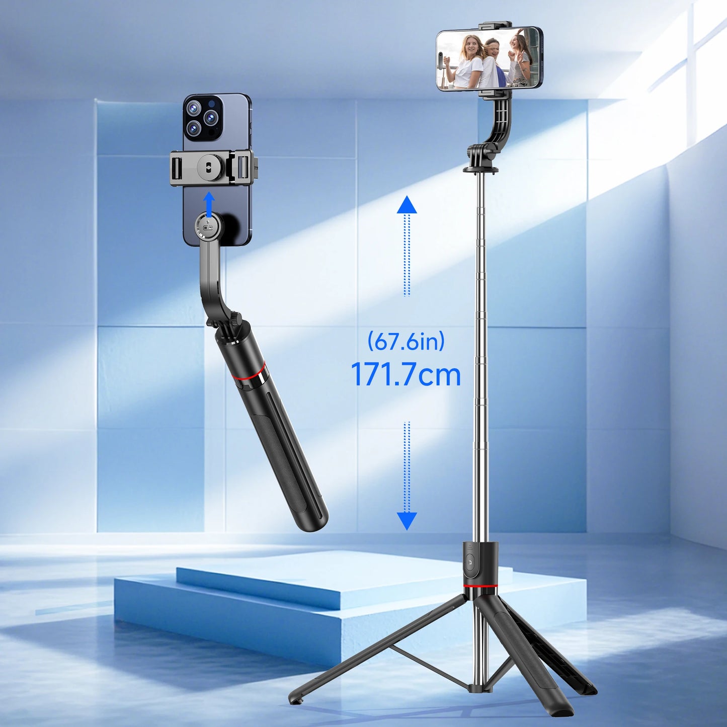 F15 68-Inch Selfie Stick Tripod with Wireless Remote