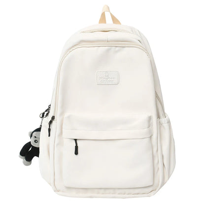 Fashion Waterproof Nylon Backpack – Schoolbag for Teens & Students