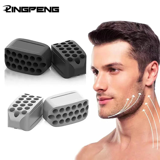 Silicone Jaw Exerciser & Facial Toner – Jawline Fitness Ball Tool