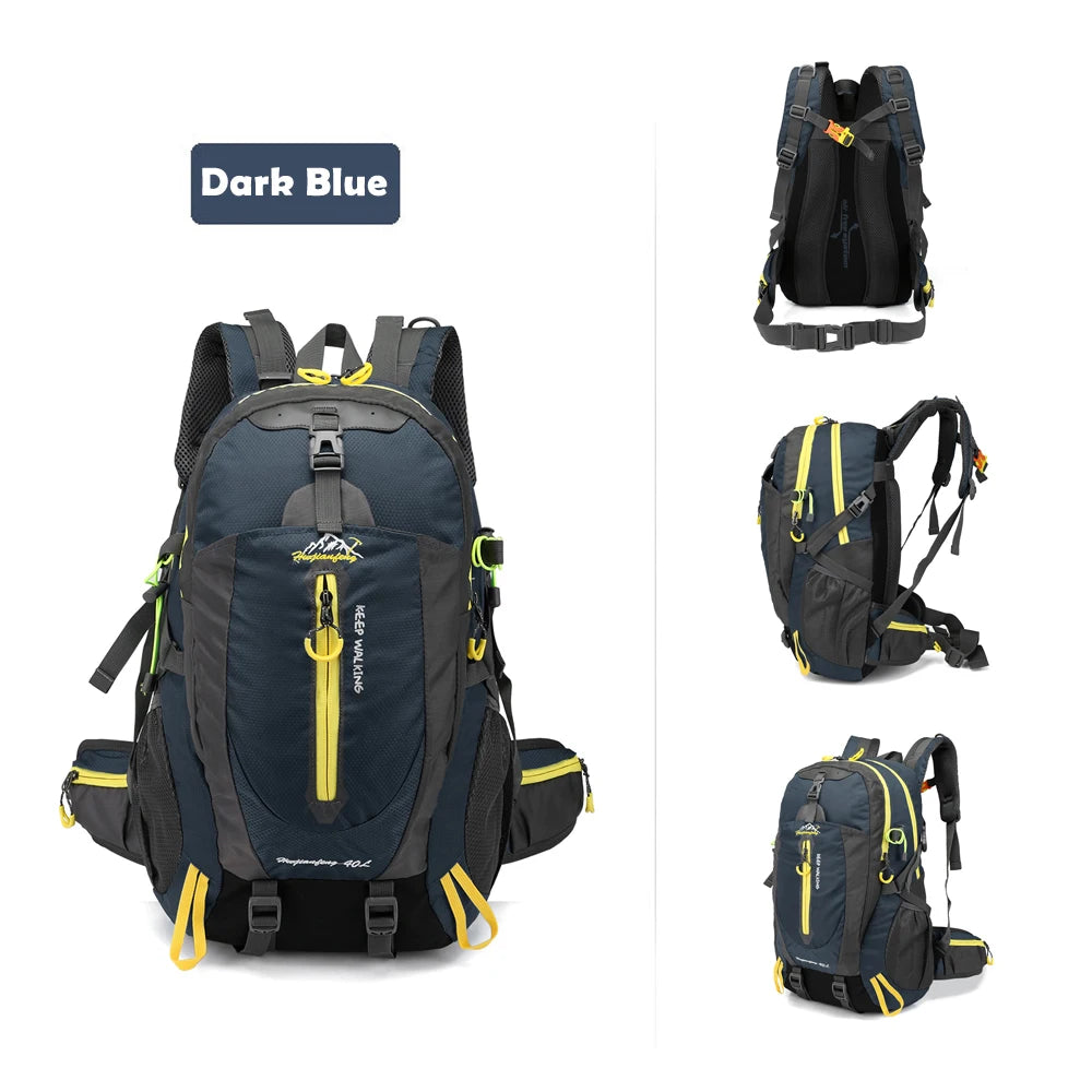 Cartmela 40L Water-Resistant Travel Backpack