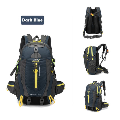 Cartmela 40L Water-Resistant Travel Backpack