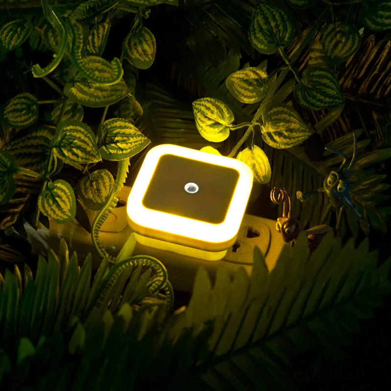 Wireless LED Night Light – Sensor Lighting Plug for Bedroom, Kids Room, Hallway & Decor