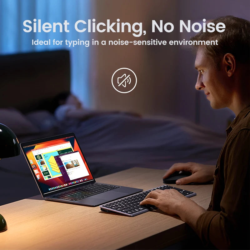 Wireless Bluetooth 5.0 Keyboard – 99 Keys Russian/Korean/English