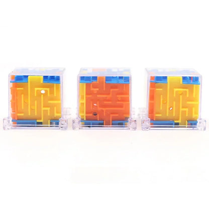 3D Maze Magic Cube Puzzle Toy with Rolling Ball for Kids & Adults