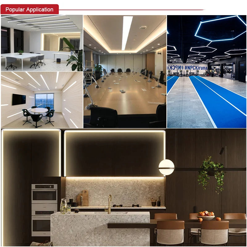 COB LED Strip Light – High Density 320/480 LEDs/m, 16.4ft Tape