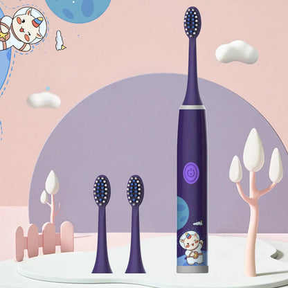 Kids Electric Toothbrush Cartoon Design