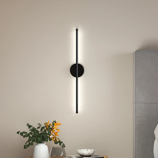 60cm Minimalist Linear LED Wall Sconce – White Light Fixture
