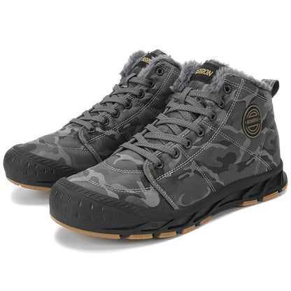 Cartmela Men's Waterproof Winter Ankle Boots