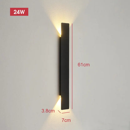 Modern LED Outdoor Wall Lamp – Waterproof IP65 Up Down Light