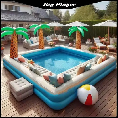 Cartmela Customized Inflatable Pool with Sofa