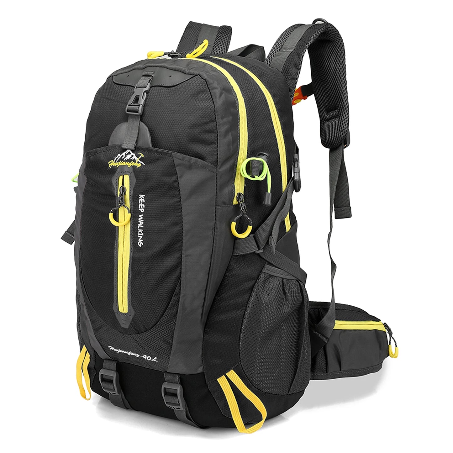 Cartmela 40L Water-Resistant Travel Backpack