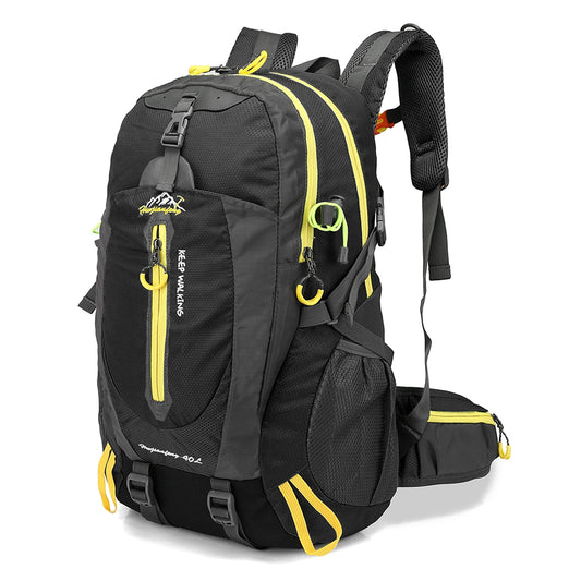 Cartmela 40L Water-Resistant Travel Backpack
