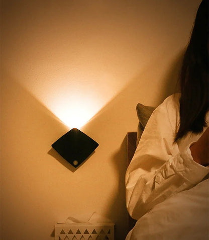 Creative Devil Fish LED Wall Lamp – Rechargeable Motion Sensor Light