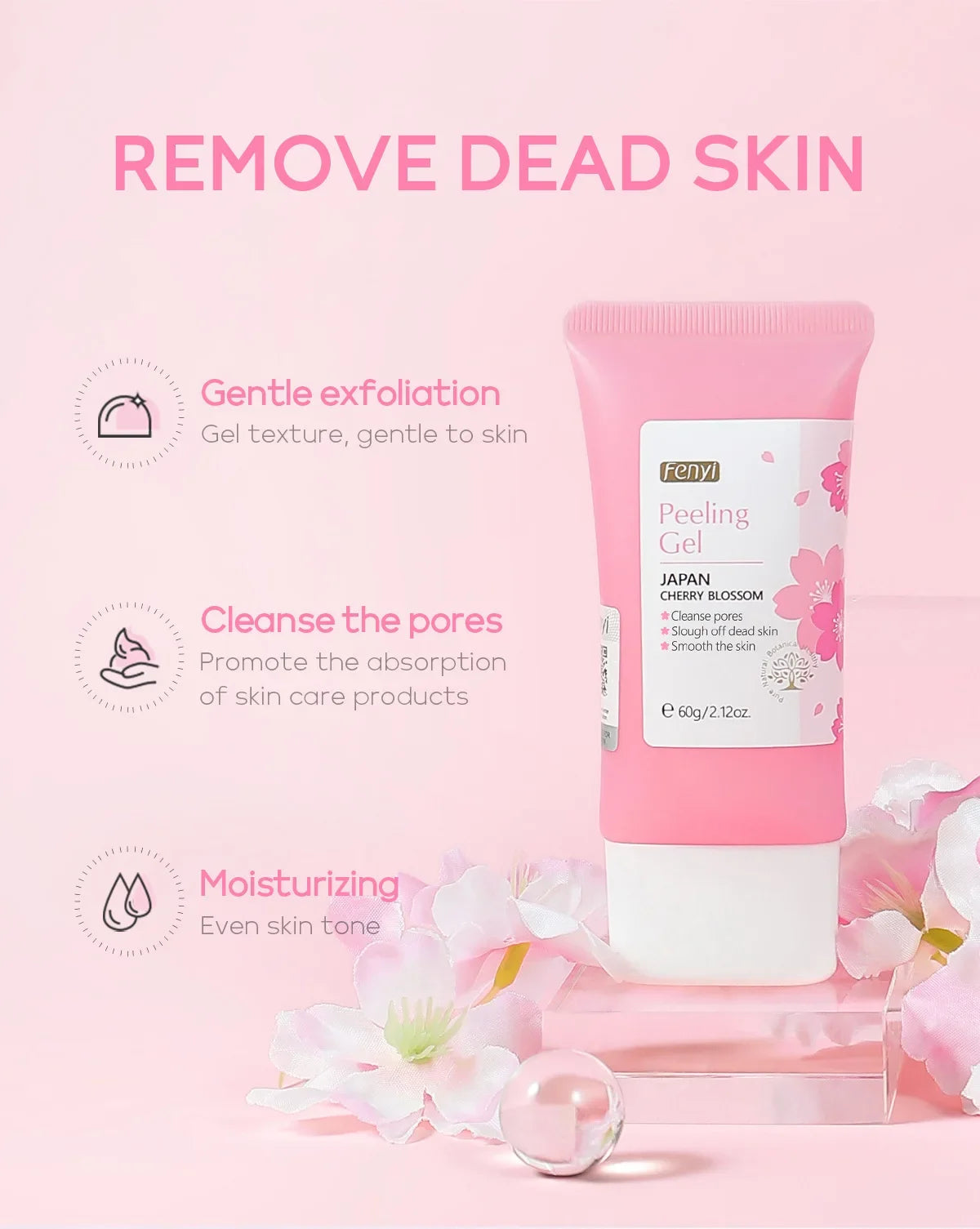 Deep Cleansing Exfoliating Gel – Whitening & Moisturizing Facial Scrub