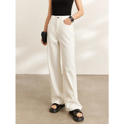 Women’s Vintage Loose Wide Leg Denim Jeans – Casual Spring Pants