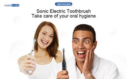Electric Toothbrush – Rechargeable, 8 Heads, Whitening