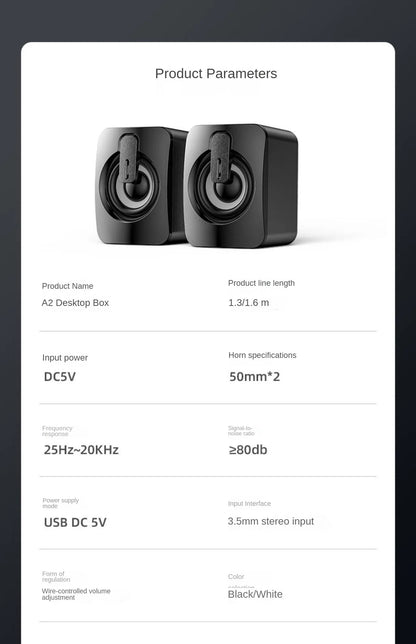 Cartmela USB Wired PC Speaker