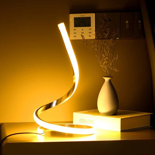 Modern Spiral LED Table Lamp