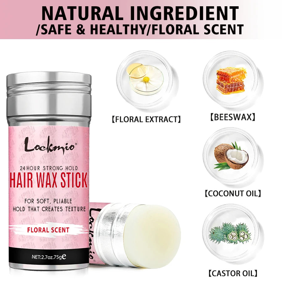 Anti-Frizz Hair Control Wax for Women -Smoothing Pomade for Wigs