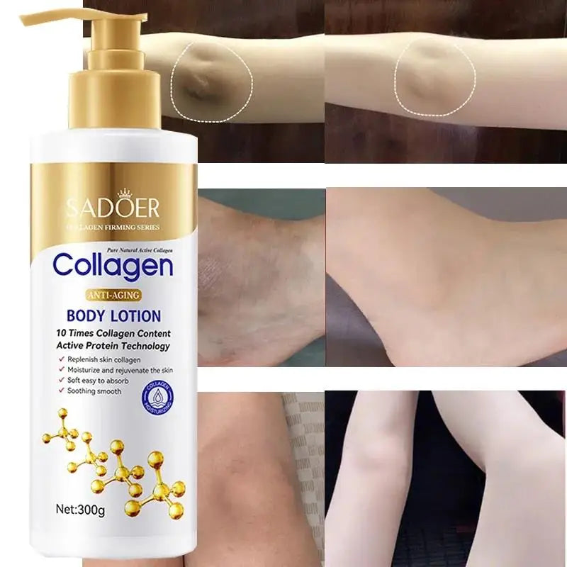Collagen Milk Whitening Cream – Face & Body Moisturizing Lotion