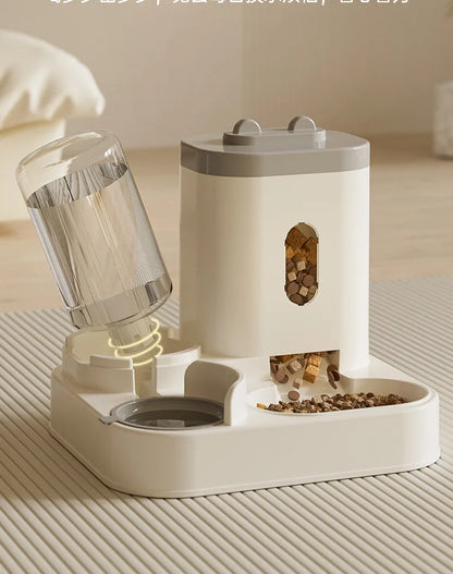 Automatic Pet Feeder & Water Dispenser – Food & Water Station