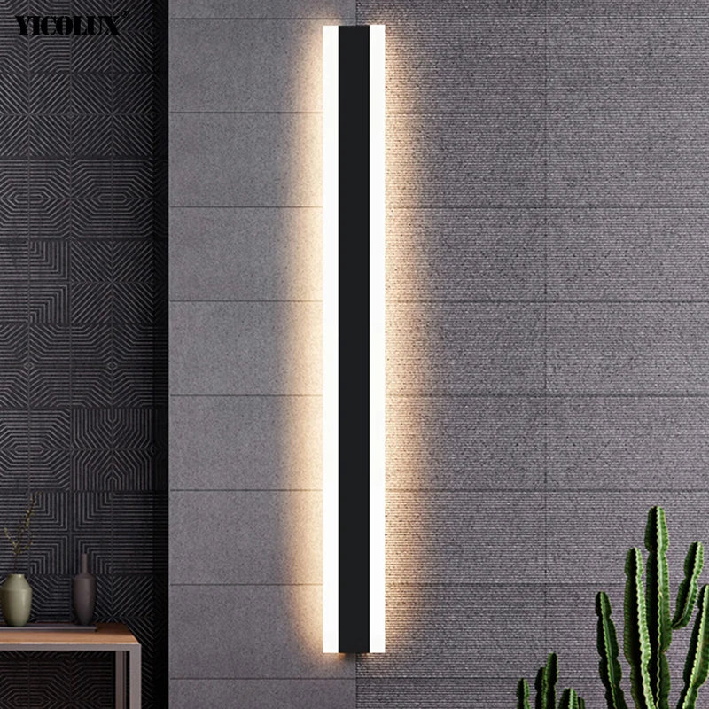 Outdoor Waterproof LED Wall Lights with Remote – Modern Dimmable