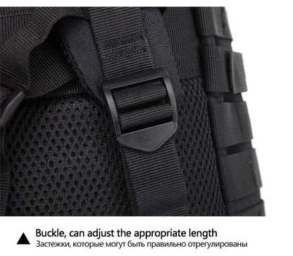 50L Tactical Backpack for Men – Outdoor Travel, Hiking & Hunting Bag