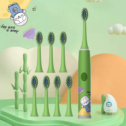 Kids Electric Toothbrush Cartoon Design