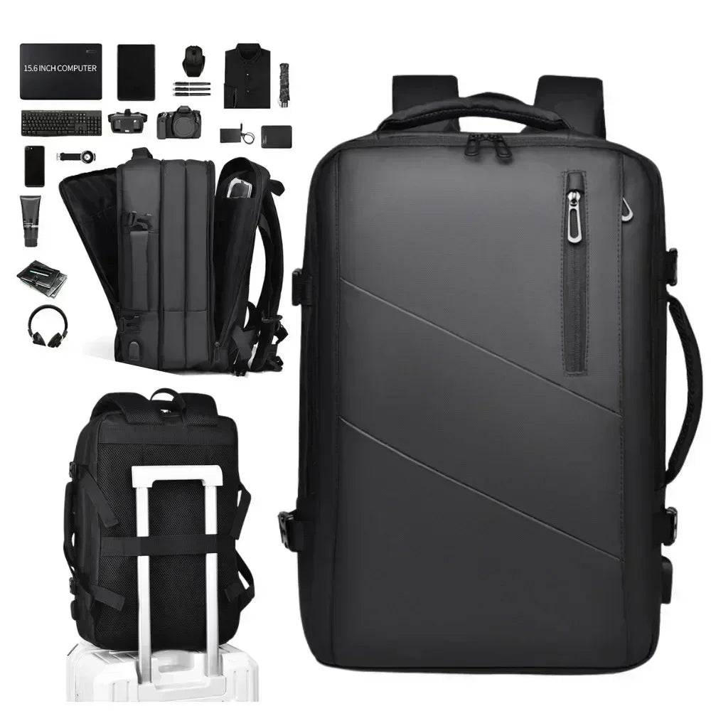 Cartmela 18-inch Men’s Business Laptop Backpack