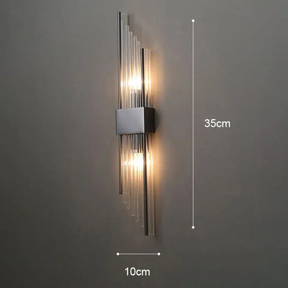 Luxury LED Wall Lamp - Modern Gold Wall Sconce for Living Room