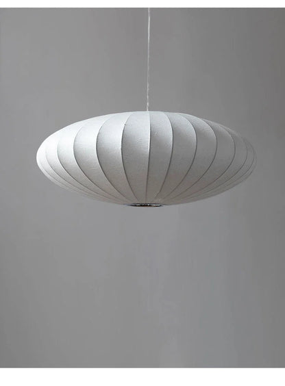 Handmade Silk Pendant Chandelier – Wabi-Sabi Lighting