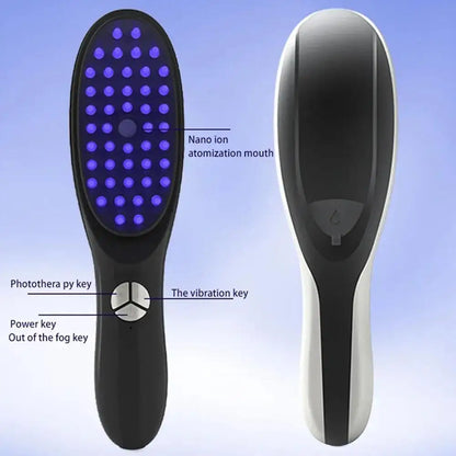 Therabrush Hair Regrowth Comb – Light Therapy & Massage Brush