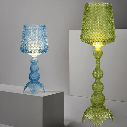 Italian Designer Hollow Goblet Acrylic Floor Lamp