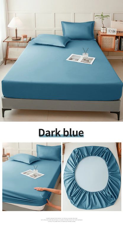 Waterproof Fitted Bed Sheet – 360° Elastic Mattress Protector