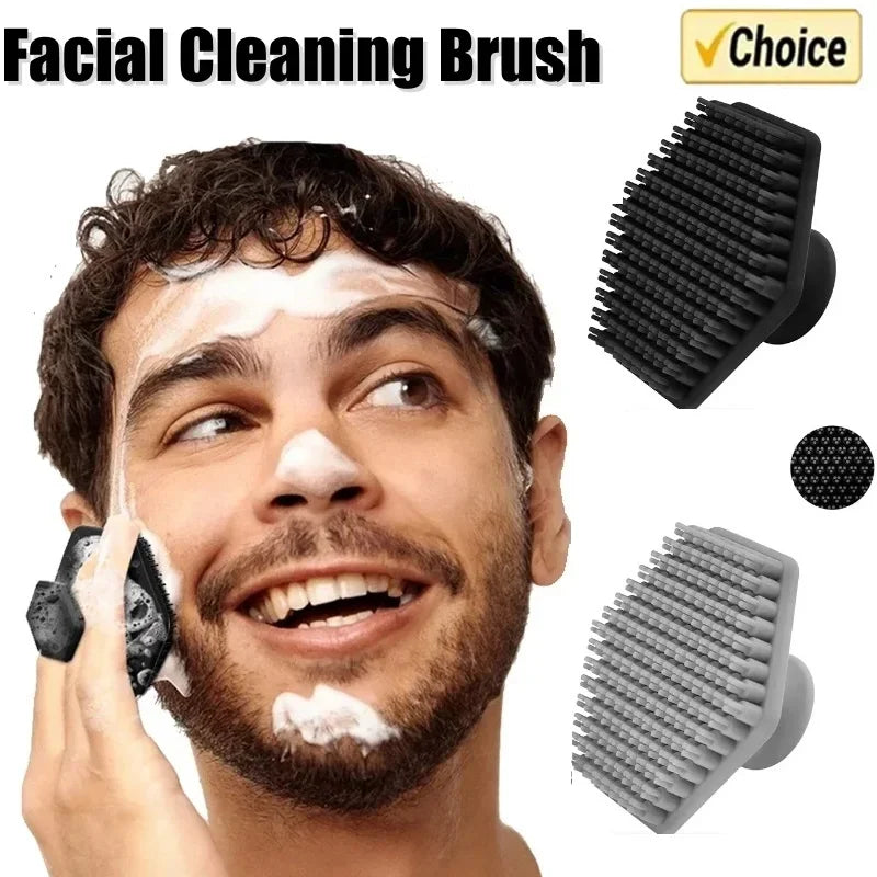 Facial Cleansing Silicone Brush – Exfoliating Skin Care Massage Tool