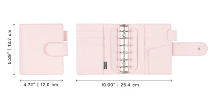 Elite Pocket A7 Rings Planner Cover – Pebbled Grain Leather, 25mm Rings