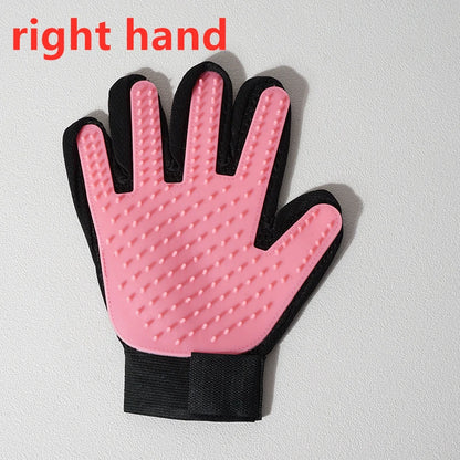 Pet Grooming Glove – Deshedding Brush & Bath Massage Tool for Cats & Dogs