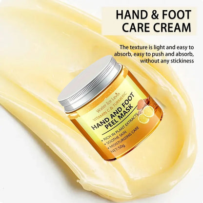 Vitamin C & Turmeric Hand Wax Mask for Smooth, Radiant Skin