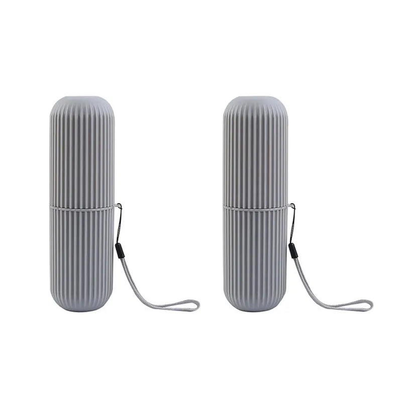 Travel Toothbrush & Toothpaste Holder – Portable Storage Case
