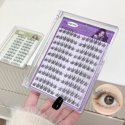 Cartmela No-Glue False Eyelashes - Easy, Natural Look with Sunflower Design